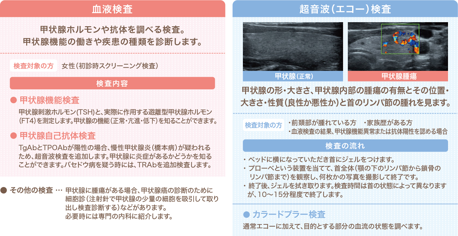 甲状腺の検査